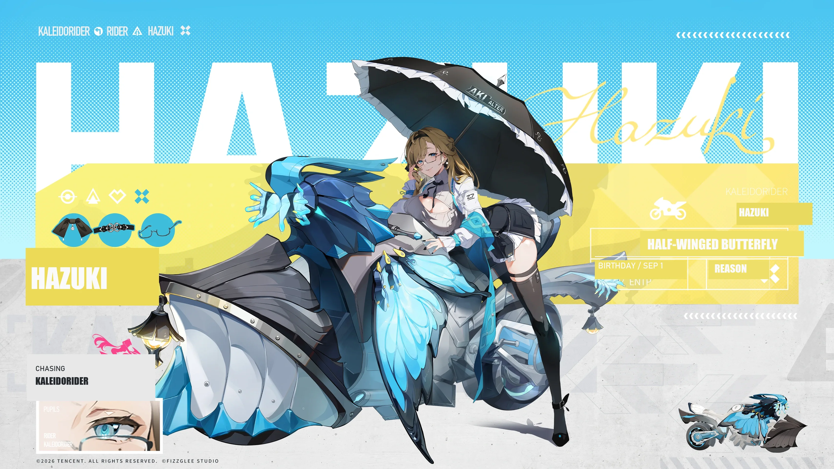 Hazuki character artwork