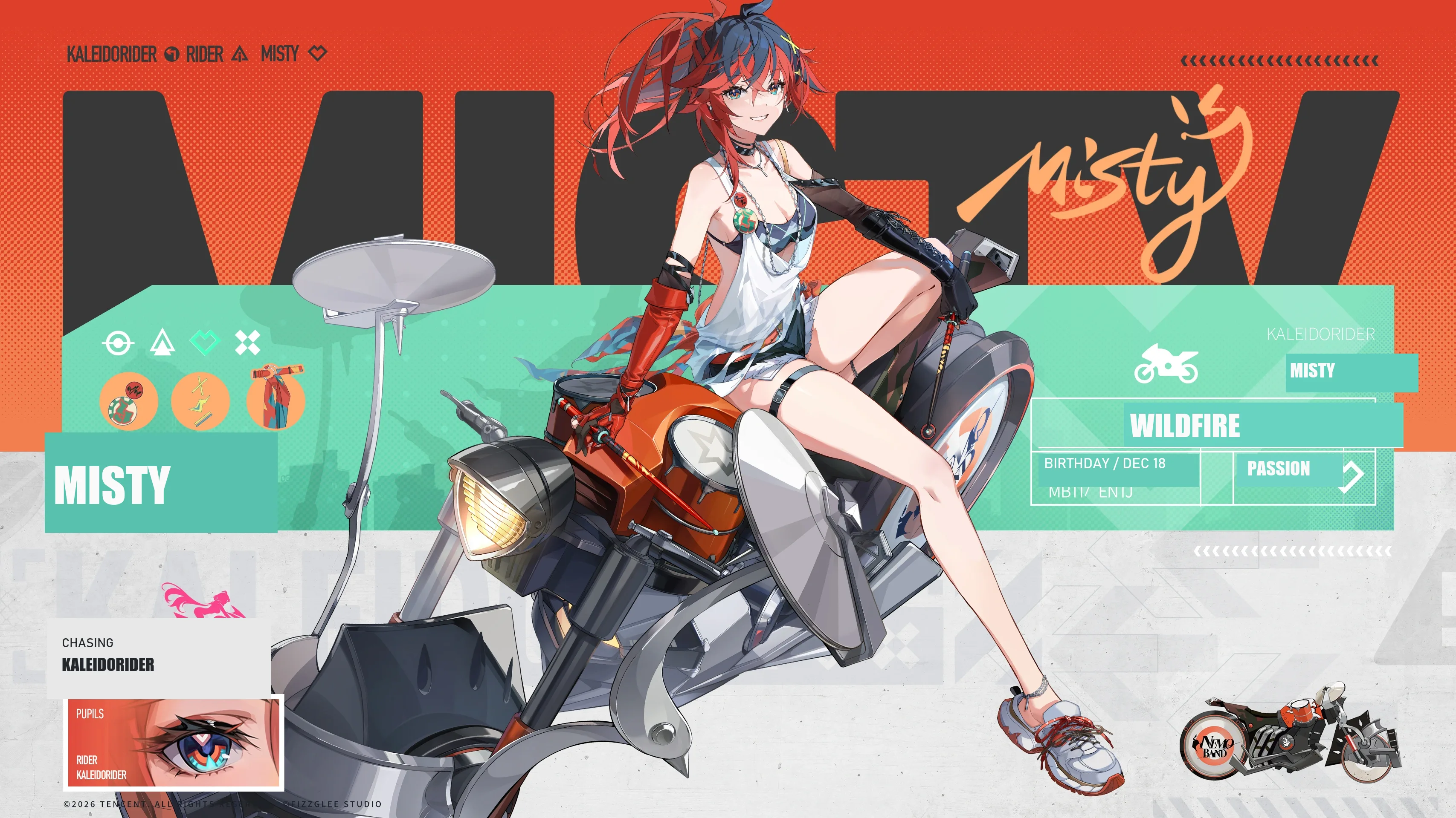 Misty character artwork